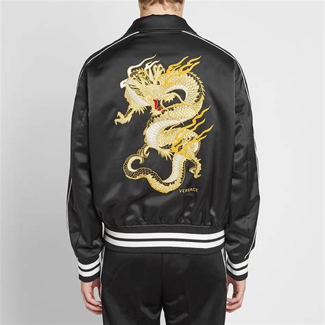 costume versace dragon|Versace Medusa & Dragon Varsity Jacket Black.